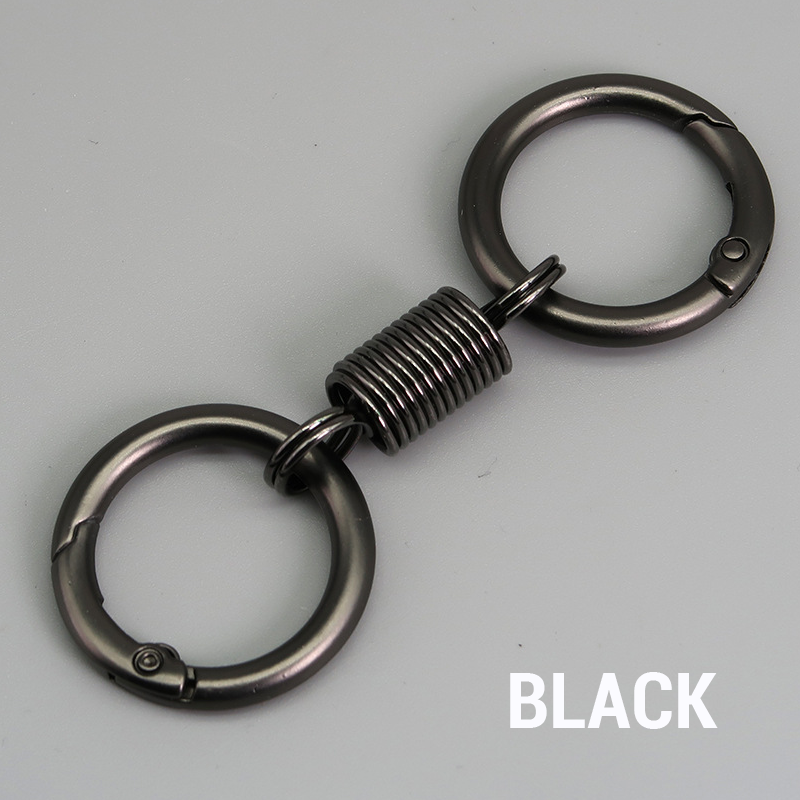 🔥🔥2024Last Day Promotion - 49% off)Nordic Retro Spring Double Ring Keychain