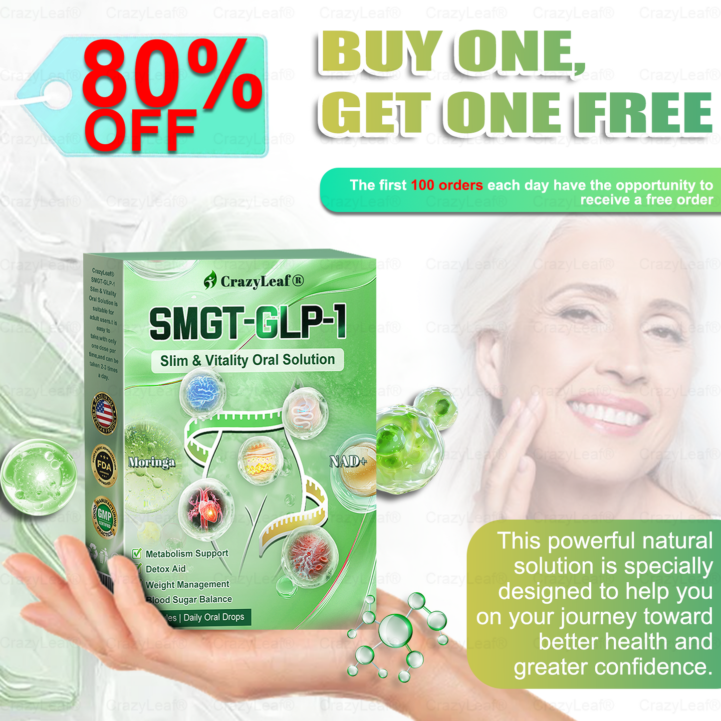 ⏰⏳Congratulations! You have unlocked an exclusive 𝐂𝒓𝓪𝙯𝙮𝐋𝑒𝑎𝐟® offer! i As a thank you for your order, we're offering an additional 30% off today! Click below to grab this special offer, offer expires!⏳