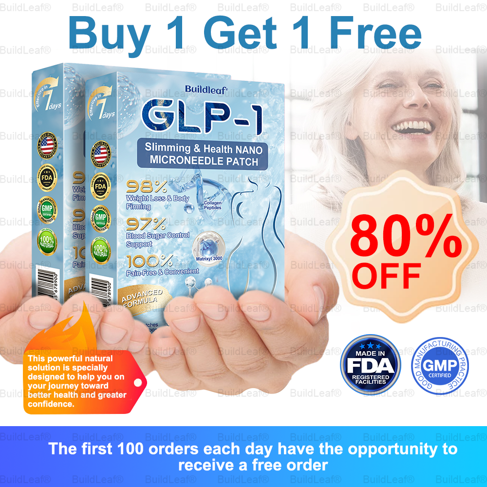 🏥FDA Store | 𝐵uil𝗱𝐿ea𝐟® 𝑺𝑀𝗚T-𝑮𝐋𝑃-1 𝐒limming & 𝐻ealth 𝑁ano 𝑀icroneedle 𝑃atch with Collagen & Matrixyl 3000 丨Obesity,Cardiovascular Diseas, Diabetes, Sleep Apnea, Joint Problems and More