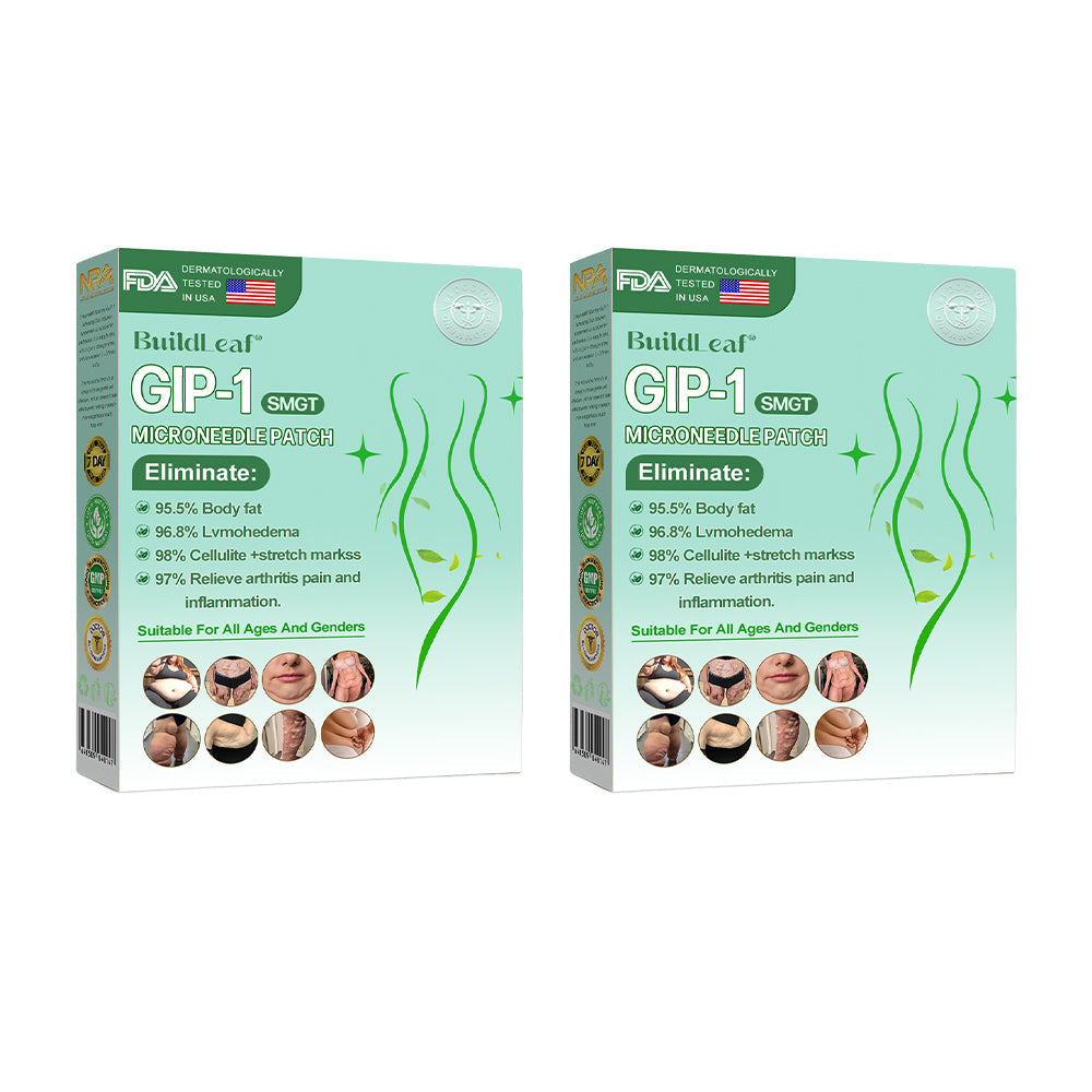 Official Store🏥BuildLeaf® GLP-1 Nano-Microneedle Patch with Collagen & Matrixyl 3000 丨Obesity,Cardiovascular Diseas, Diabetes, Sleep Apnea, Joint Problems and More