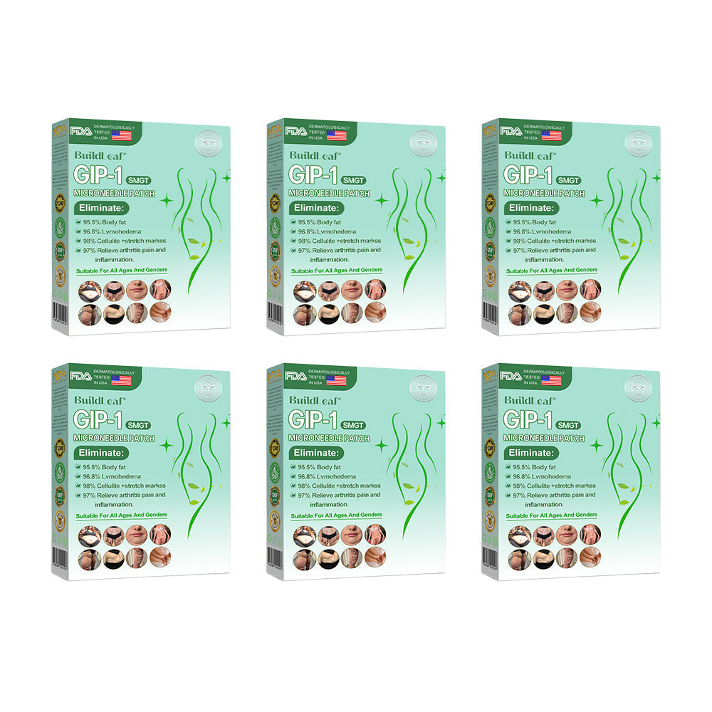Official Store🏥BuildLeaf® GLP-1 Nano-Microneedle Patch with Collagen & Matrixyl 3000 丨Obesity,Cardiovascular Diseas, Diabetes, Sleep Apnea, Joint Problems and More