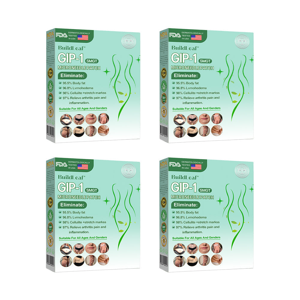 Official Store🏥BuildLeaf® GLP-1 Nano-Microneedle Patch with Collagen & Matrixyl 3000 丨Obesity,Cardiovascular Diseas, Diabetes, Sleep Apnea, Joint Problems and More