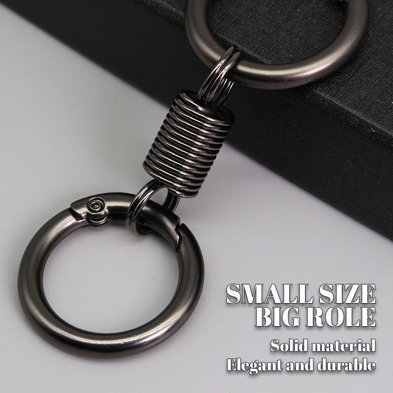 🔥🔥2024Last Day Promotion - 49% off)Nordic Retro Spring Double Ring Keychain