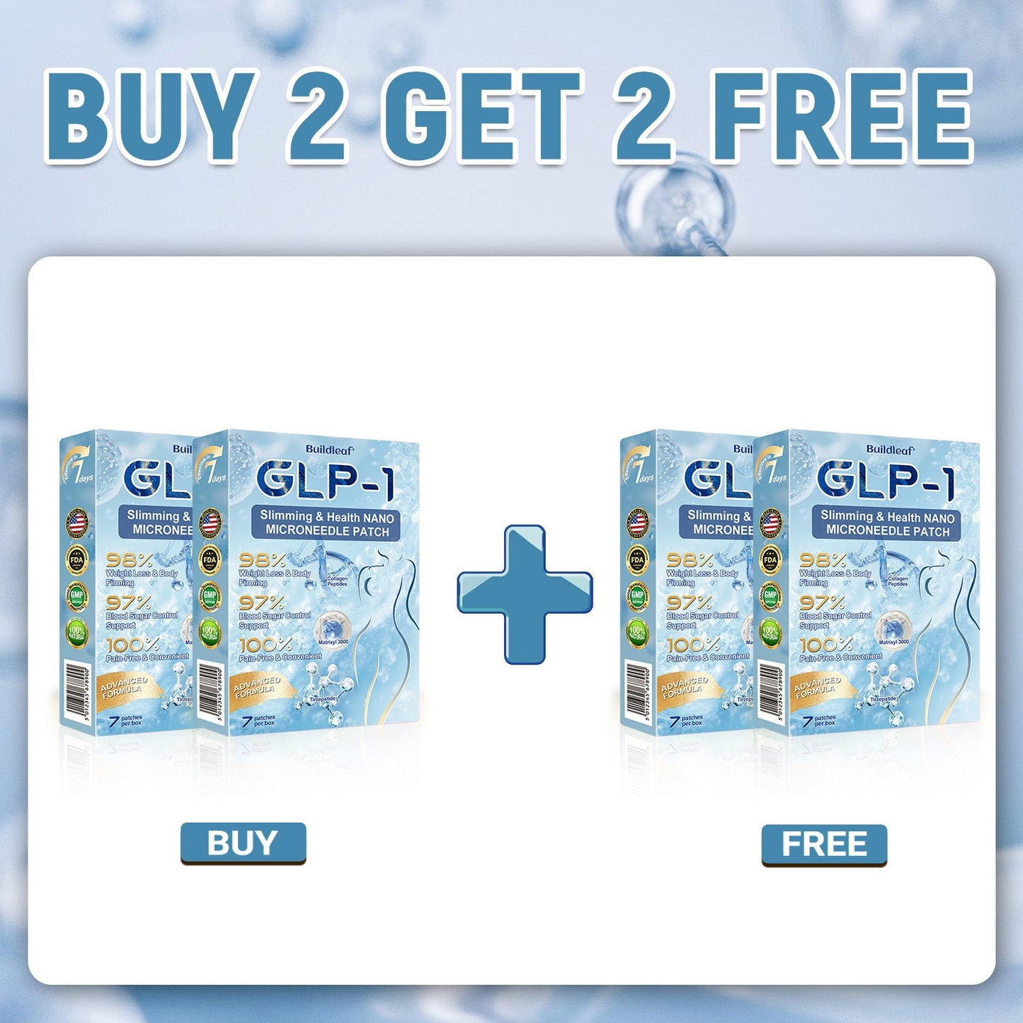 🎯 FDA Registered | Up to 80% OFF | BuildLeaf® GLP-1 Slimming Patch with Collagen + Matrixyl 3000