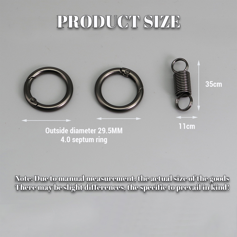 🔥🔥2024Last Day Promotion - 49% off)Nordic Retro Spring Double Ring Keychain