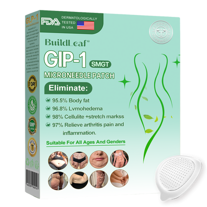 Official Store🏥BuildLeaf® GLP-1 Nano-Microneedle Patch with Collagen & Matrixyl 3000 丨Obesity,Cardiovascular Diseas, Diabetes, Sleep Apnea, Joint Problems and More